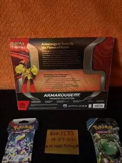 Pokemon tcg Armarouge ex premium collection sealed + large sealed lot , mixed - Image 3