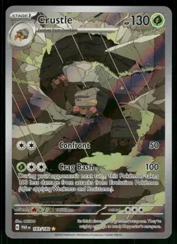 Crustle - 183/182 Illustration Rare Holo NM Pokemon SV04: Paradox Rift - Image 1