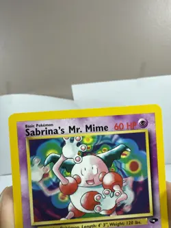 Pokemon Sabrina's Mr. Mime 59/132 Gym Challenge Uncommon Non Holo - Image 3