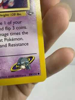Pokemon Sabrina's Mr. Mime 59/132 Gym Challenge Uncommon Non Holo - Image 5