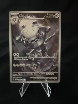 Steelix Pokemon 150/132 Full Art Illustration Rare Holo Mega Evolution - Image 1