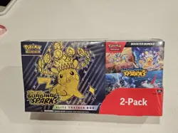 Pokemon TCG Surging Sparks ETB + Booster Bundle Costco Exclusive New Sealed - Image 1