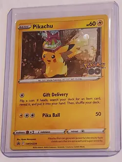 💎 Pikachu SWSH234 Holographic Black Star Promo Pokemon TCG Mint NEW RARE!! ⚡ - Image 1