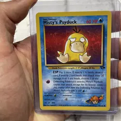 Pokemon Misty's Psyduck 90/132 Gym Challenge Unlimited Common Vintage LP+ WOTC - Image 1