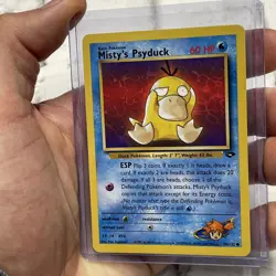Pokemon Misty's Psyduck 90/132 Gym Challenge Unlimited Common Vintage LP+ WOTC - Image 2