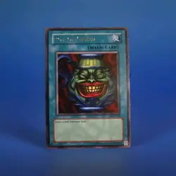 Yu-Gi-Oh! Pot of Greed Legend of Blue Eyes White Dragon LOB-119 Unlimited Rare - Image 1