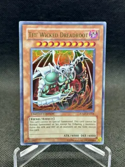 The Wicked Dreadroot JUMP-EN018 Ultra Rare Yu-Gi-Oh! TCG LP/NM Free Shipping - Image 1