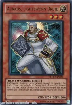 Aurkus, Lightsworn Druid - LCGX-EN250 - Ultra Rare - Unlimited Edition LP Yugioh - Image 1