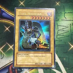 Yugioh! Dark Magician DB1-EN102 Ultra Rare LP - Image 1