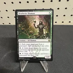 Deathrite Shaman [Guilds of Ravnica Guild Kit] Magic MTG Cards Moderately Played - Image 1