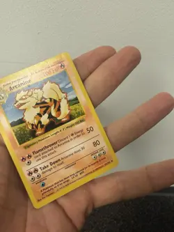 Vintage Arcanine 023/102 Base Set (Shadowless) Pokemon Card WOTC | LP - Image 4