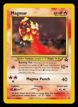 Magmar 44 WOTC Black Star Promo Pokemon Card - Image 1