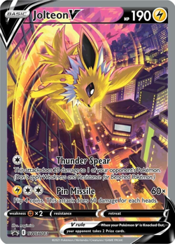 Jolteon V SWSH183 SWSH: Sword & Shield Promo Cards Holo - Image 1