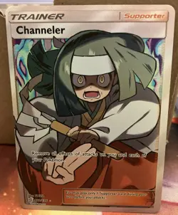 Channeler 232/236 Unified Minds Full Art Holo Ultra Rare Pokemon Card - Image 1