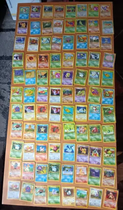 450 Card Nonholo Vintage WOTC Pokemon Bulk Lot NM - MP. #1 - Image 4