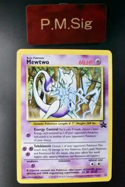 Mewtwo 12 JR Stamp Rally Promo 2000 Pokemon Card - Image 1