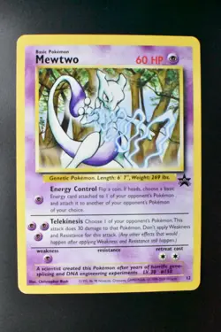 Mewtwo 12 JR Stamp Rally Promo 2000 Pokemon Card - Image 2