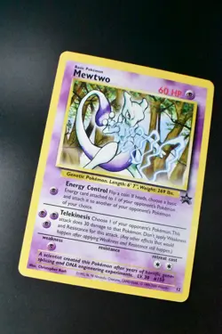 Mewtwo 12 JR Stamp Rally Promo 2000 Pokemon Card - Image 3