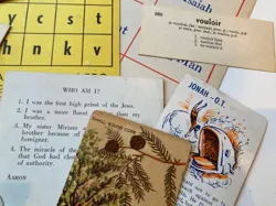 Vintage Game/Vocabulary Cards for junk journals/Vintage Scrapbooks. Lot of 30. - Image 2