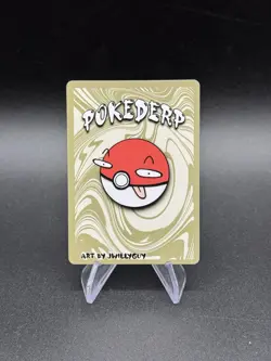 Pokederp 1st Edition Bruhturdfly Butterfree 18/25 Second Print Custom Derpy Card - Image 2