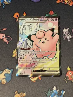 Pokemon Cards Lillie’s Clefairy 173/159 Illustration Rare Journey Together- (NM) - Image 1