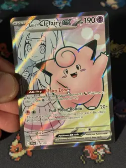 Pokemon Cards Lillie’s Clefairy 173/159 Illustration Rare Journey Together- (NM) - Image 2