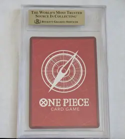 One Piece Card Game TCG Foxy OP07-059 Alt Art Leader BGS 9.5 - Image 2