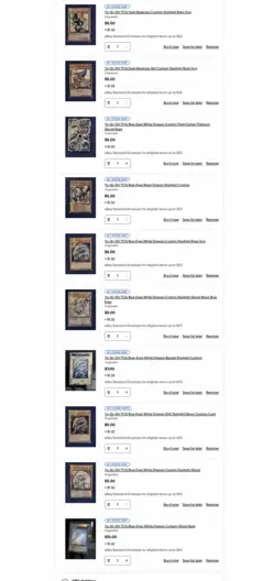 Yugioh Tcg 10 Card Custom Bundle - Image 1