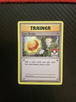 Gym Badge (Lt. Surge) - XY205 - Pokemon XY Promo Ultra Rare Card LP - Image 1