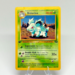 Nidorina Pokemon 1999 Jungle #40/64 1st Edition Uncommon WOTC Vintage Card - Image 1