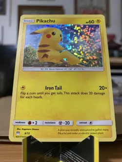 Pikachu 6/12 McDonalds 2019 Holo Promo Pokemon Card TCG NM - Image 1