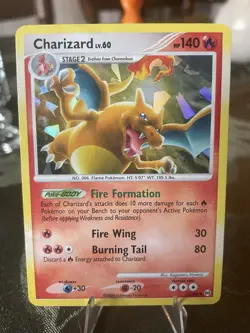 Pokemon TCG Platinum Arceus Charizard 1/99 Holo Rare Card - LP - Image 1