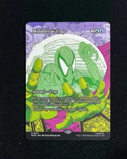 2025 Magic The Gathering MTG M GAVarvel EN #M 0011 Borderless Mindbreak Trap - Image 1