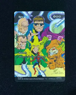 2025 Magic The Gathering MTG Marvel EN #M 0017 Borderless Hex GAV - Image 1
