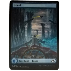 x4 Island Foil Full Art Basic Land (0273) DFT M/NM Aetherdrift Playset Blue Mtg - Image 1