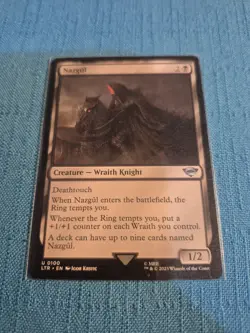 MTG LOTR Nazgul #100 Lord of the Rings Magic the Gathering UNPLAYED - Image 1