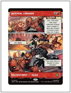 1x Maximum Carnage, Borderless Art, Magic the Gathering MTG NM - Image 1