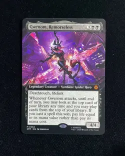 2025 Magic The Gathering MTG Marvel SPM EN Borderless Gwenom Remorseless GAV - Image 1