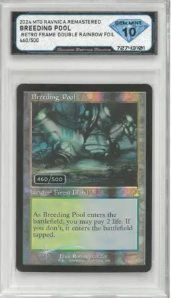 2024 MTG Ravnica Remastered BREEDING POOL Retro Foil 460/500 💎 DSG 10 Gem Mint - Image 1