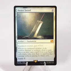 Buster Sword Foil 255 Final Fantasy FIN MTG NM See Video - Image 1