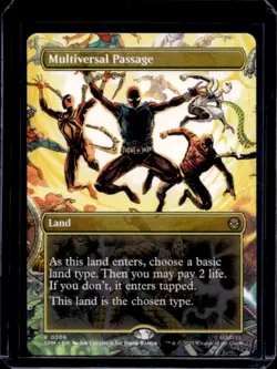2025 Magic The Gathering MTG Marvel Multiversal Passage Borderless #0206 - Image 1