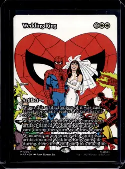 2025 Magic MTG Marvel Universe Eternal-Legal Wedding Ring Mythic Rare #0007 - Image 1