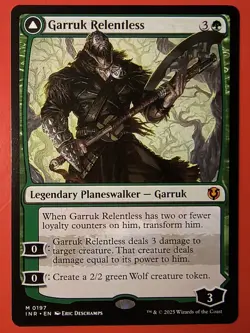 MTG : GARRUK,THE VEIL - CURSED, INNISTRAD REMASTERED - REGULAR NM, MYTHIC, 0197 - Image 1