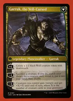 MTG : GARRUK,THE VEIL - CURSED, INNISTRAD REMASTERED - REGULAR NM, MYTHIC, 0197 - Image 3