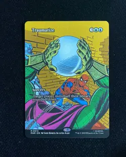 2025 Magic The Gathering MTG Marvel EN Borderless Traumatize GAV - Image 1