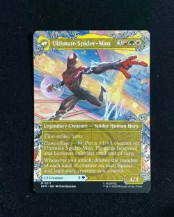 2025 Magic The Gathering MTG Marvel EN Borderless Ultimate Spider-Man GAV - Image 1