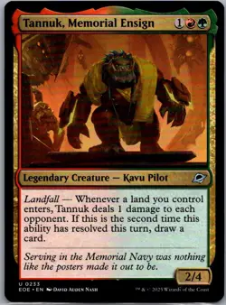 Tannuk, Memorial Ensign (U) #233 Edge of Eternities MTG NM - Image 1