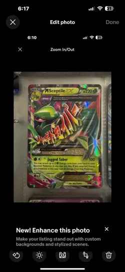 EX Mega Sceptile EX XY Ancient Origins Holo Rare 8/98 Pokemon TCG - Image 1