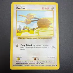 Shadowless Doduo 48/102 Common Base Set Pokemon TCG (NM) - Image 1