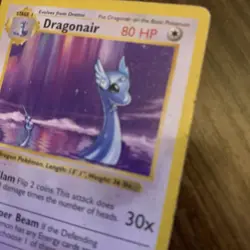 Pokemon TCG Dragonair Base Set Shadowless 18/102 Rare Heavy Play - Image 3